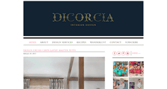 Desktop Screenshot of dicorciadesign.com