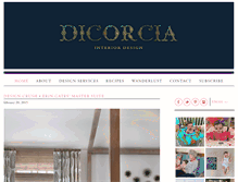 Tablet Screenshot of dicorciadesign.com